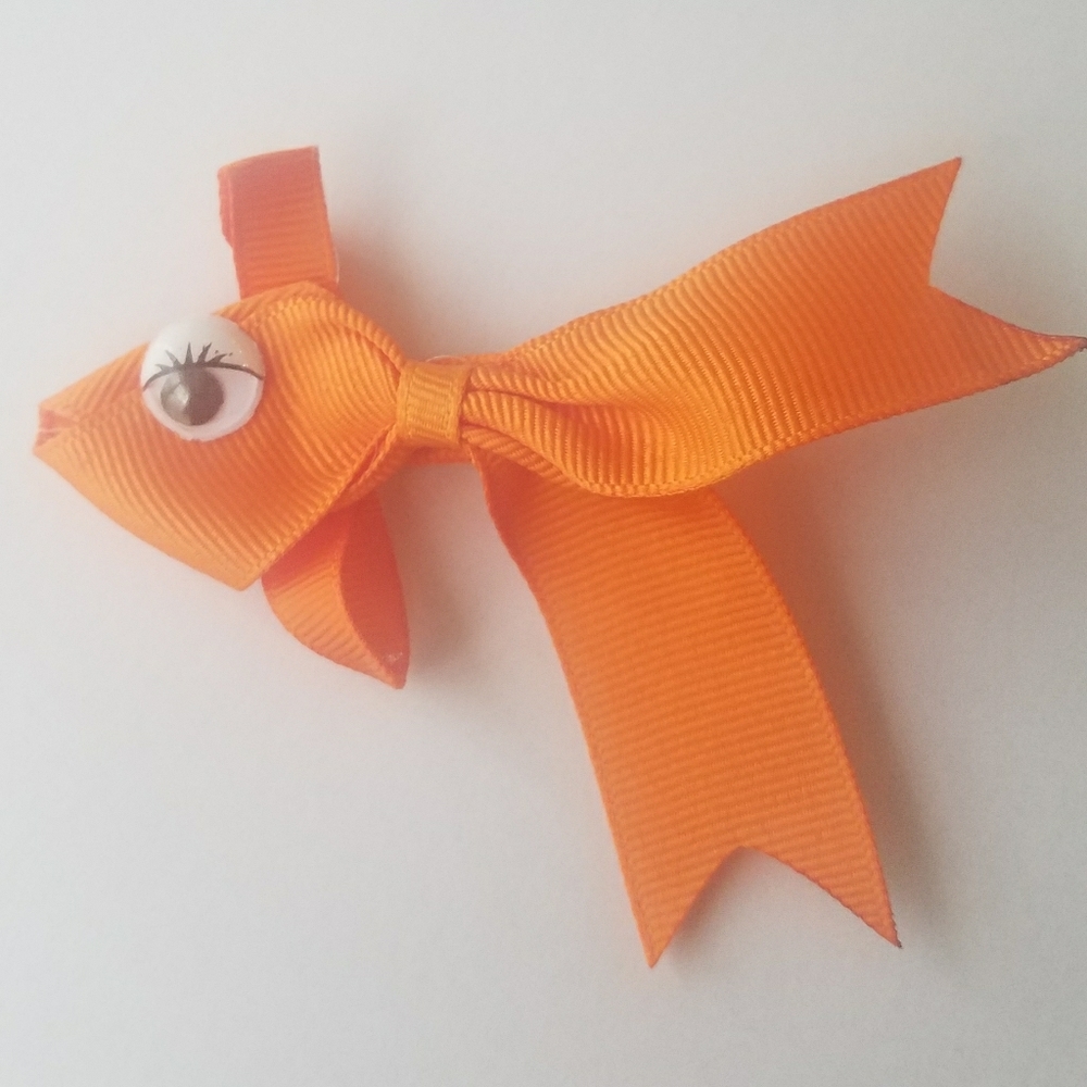 Girls Goldfush Hairbow